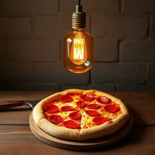 lamp pepperoni pizza medium 